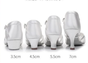 2025 zapatos de baile latino caliente profesional Jazz Salsa <span class=keywords><strong>Samba</strong></span> Rumba Tango zapatos de baile latino salón satén zapatos de baile para mujeres - Product Image 6