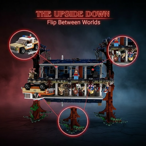 <span class=keywords><strong>Set</strong></span> di Blocchi da Costruzione Modello Capovolto, Giocattoli Regalo di Natale per Bambini, <span class=keywords><strong>Set</strong></span> da 2287 Pezzi - Product Image 4