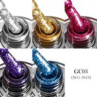 Nouveau Kit de Vernis à Ongles Gel UV VENALISA 10ml Sans TPO et Sans Hema, Effet Œil de Chat Pailleté, 5 Couleurs/Set