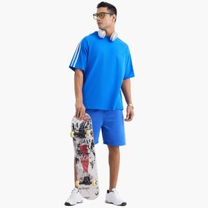 Camiseta de talla grande con logotipo personalizado para hombre, Camiseta con estampado digital de cuello redondo liso de 100% algodón 240GSM - Product Image 5