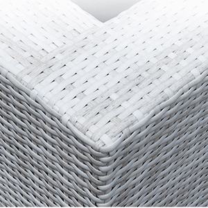 canapé de <span class=keywords><strong>salon</strong></span> en osier en forme de L canapé de <span class=keywords><strong>jardin</strong></span> extérieur sectionnel en rotin <span class=keywords><strong>aluminium</strong></span> ensemble avec une chaise longue - Product Image 5