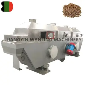 ZG high capacity 1ton 2ton fertilizer spice chemical granule vibrating fluid bed dryer drying machine