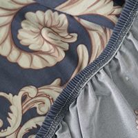 Op maat gemaakte groothandel stretch hoes anti-slip superzacht print elastische bankhoes