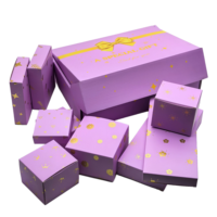 Boîte d'expédition en carton coloré pliable, boîte d'abonnement pour emballage cadeau, boîte d'expédition personnalisée imprimée, rose Sakura