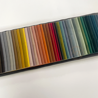 Tissu d'ameublement de canapé de luxe velours mat teint en polyester 100 Textile de maison tissé trame tissu d'ameublement MMS