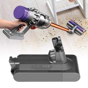 Batería de Estado Sólido Recargable de 25.2V 4.0Ah, Reemplazo de 800 Ciclos para Herramientas Eléctricas Dys V10 SV12, Aspiradora (Gris) - Product Image 5