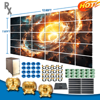 Sistem Video Wall LED RX Turnkey Murah 2K P1.25 P2.5 Full Color 3840Hz Panel 640x480mm Untuk Penggunaan Dalam Ruangan Pemasangan Mudah HDR10+ 5