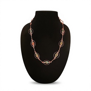 Elegant Copper Necklace Jewelry with Beautiful Pendant Detail Suitable for Gifts Birthdays and Celebrations - Product Image 1
