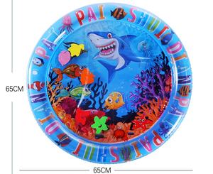 Tapete Inflable para Bebés con Diseño de Vida Marina, Anillo de Natación, Tapete de Gateo, Asiento, Juguetes para Bebés - Product Image 5