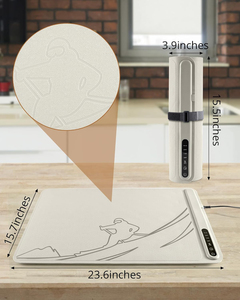 Foldable Silicon <b>Food</b> <b>Warming</b> Tray Electric Flexible <b>Food</b> Warmer <b>Food</b> <b>Warming</b> Mat Roll up Buffet Hot Plates Heat Pad - Product Image 3