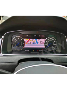 HXHY dernière voiture d'origine LCD cluster numérique cockpit virtuel compteur de vitesse tableau de bord pour VW Golf <span class=keywords><strong>7</strong></span> R Golf7 2012-2020 tableau de bord - Product Image 2