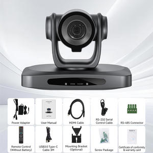 Caméra de vidéoconférence 4K Ptz NDI/USB/HDML/SDI <span class=keywords><strong>Zoom</strong></span> optique 30x avec caméra grand angle pour réunions Église Éducation en ligne - Product Image 5