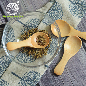 Cuillère Bambou Personnalisé Mini Condiments Sucre Assaisonnement Sel Miel Cuillère À Café Cuillère En Bambou 18cm Petite Cuillère À Mesurer Numérique - Product Image 5