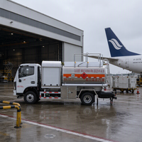 Camion-citerne professionnel neuf 4x2 de 5 m pour le transport de carburant aérien Euro 6 avec système de liaison antistatique