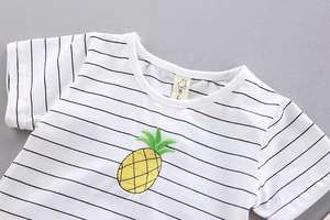 Ropa Infantil al por Mayor, Conjunto de Ropa de Verano Coreana para Niños, Conjuntos de 2 Piezas para Niños y Niñas - Product Image 4