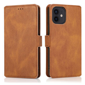 Funda de cuero con tapa para teléfono, personalizada, delgada, rfid, 12, 13, venta al por mayor - Product Image 4