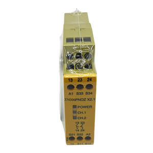Módulo de Relé de Seguridad 774306 para X2.1 Miniatura 20A 24V AC/DC Epoxi 2 Contactos NO Parada de Emergencia Monitoreo de Protección SIL3 PL E - Product Image 6