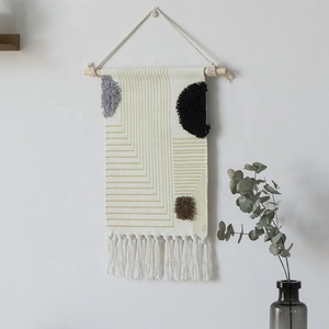 <span class=keywords><strong>Tapisserie</strong></span> murale en coton tissé avec imprimés, Style moderne, pour chambre d'enfant, 1 pièce, Boho, offre spéciale - Product Image 4