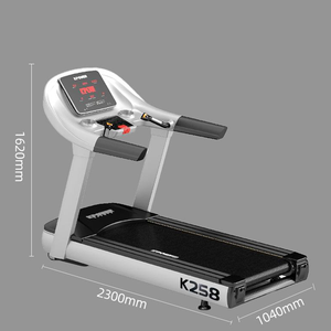 Caminadora Eléctrica Comercial Plegable K258, Motor de 4.5HP, Pantalla LED, Inalámbrica, Rango de Velocidad de 1-25km/h, Aleación de Aluminio para Gimnasio - Product Image 2