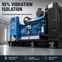 Groupe électrogène de secours anti-humidité pour base navale avec gravure de plaque signalétique, générateurs diesel 500 kVA