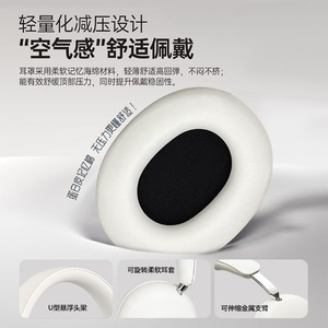 หูฟังบลูทูธตัดเสียงรบกวนแบบแอคทีฟ PX15ANC แบตเตอรี่ใช้งานได้นาน 35 ชั่วโมง ชาร์จแบบ Type C พร้อมเคส - Product Image 3