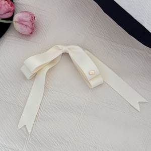 กิ๊บติดผมโบว์ริบบิ้นคู่สไตล์หวานกิ๊บติดผมโบว์หางยาวสำหรับสาวสวยเครื่องประดับ<span class=keywords><strong>ผม</strong></span>สวย - Product Image 4