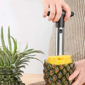 Cortador y Descorazonador de Piña Súper Rápido de Acero Inoxidable para Cocina, Herramienta para Quitar el Centro y Rebanar Piña Fácilmente - Product Image 4