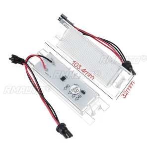 2 pièces, 18 LED, éclairage de plaque d'immatriculation de voiture pour Alfa Romeo 147 156 159 166 Brera Giulietta Mito GF Spider - Product Image 5