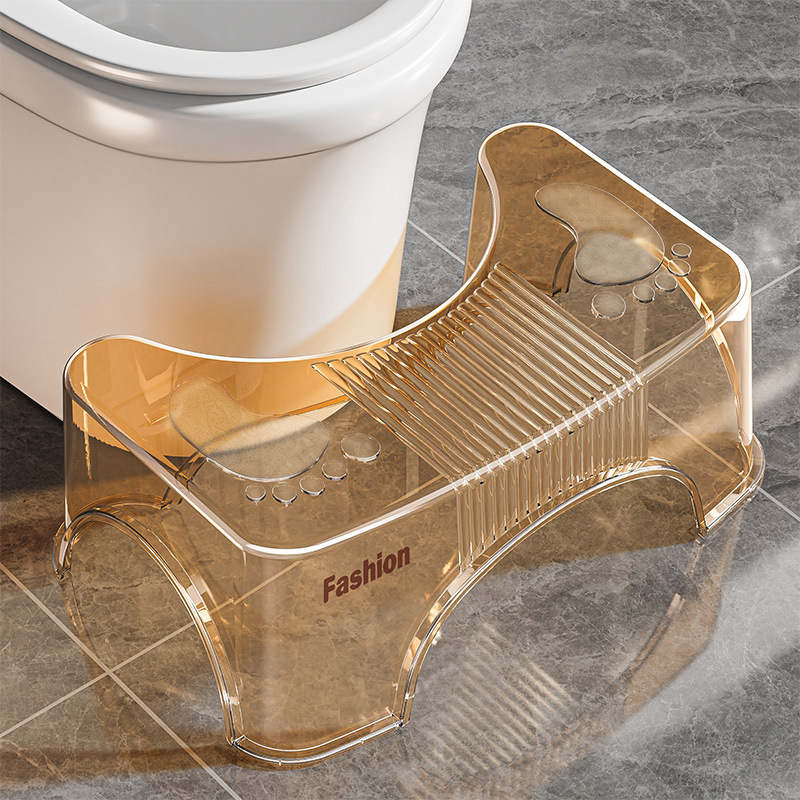 Toilet footstool [Translucent Orange]