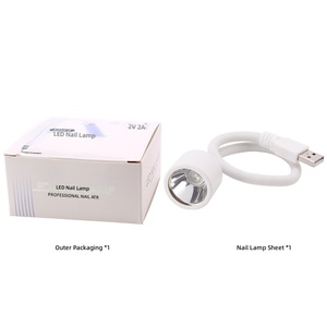 Mini <span class=keywords><strong>Lampe</strong></span> <span class=keywords><strong>UV</strong></span> LED Portable Haute Puissance 6W avec Lumière du Jour 6000K <span class=keywords><strong>pour</strong></span> le Séchage du Gel, Utilisation <span class=keywords><strong>pour</strong></span> un Seul Doigt, Conception Compacte en Plastique - Product Image 6