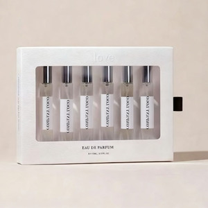 Custom Luxury 4 5 6pcs Sample <strong>Perfume</strong> 2ml 5ml 10m Black Kraft Paper Rigid Base and Lid <strong>Discovery</strong> Gift Set Box With Insert - Product Image 6