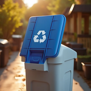 Slim Jim Recycling <b>Bin</b> Blue 2007909 Lid Only - Product Image 3