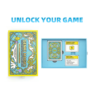 Boîte Exquise en Carton 450GSM avec Bord Doré et Logo Personnalisé UE, Insert Inclus, Bonne Protection pour l'Expédition, Cartes à Jouer Magiques d'Entraînement - Product Image 2