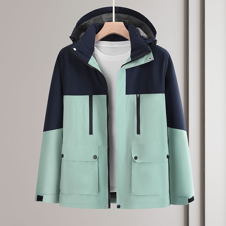 Vert pois / Bleu marine
