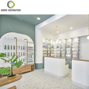 Diseño Interior Moderno Personalizado para Tienda de Perfumes, Estantes de Exhibición de Maquillaje a Medida con Acabado en Barniz, Muebles de Madera para Tienda de Cosméticos - Product Image 5