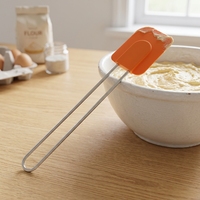Spatule en silicone Sun Well pour la pâtisserie - Compatible lave-vaisselle pour gâteaux et pâtes en cuisine