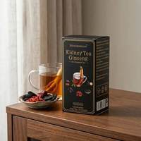Thé aux six trésors de ginseng naturel pour hommes, complément énergétique à marque privée, sachets de thé bien-être masculin, vente chaude