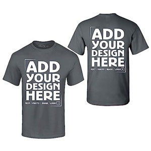 T-shirts personnalisés en gros, design personnalisé sur le devant et le dos, service OEM en vrac - Product Image 2