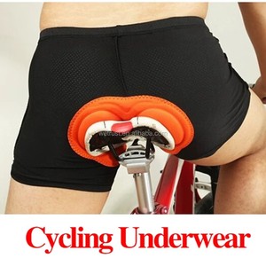 Shorts de vélo pour hommes avec coussinets en gel, respirants et absorbant les chocs, shorts de VTT avec coussin en silicone, shorts de cyclisme en gel - Product Image 4