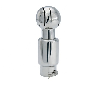 Boquilla pulverizadora de 1/2 pulgada TC 25.2MM de acero inoxidable sanitario SS304 con extremos de férula, bola pulverizadora giratoria de limpieza con pulido espejo para tanques - Product Image 3