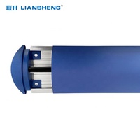 Protection murale anti-chute pour hôpital, couleur personnalisée, 126 mm, fabriquée en Chine