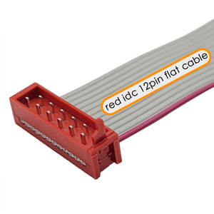 Conector de Cable Plano Flexible TE 215083-2 Micro Match Rojo IDC de 12 Pines - Product Image 1