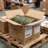 Rouleau d'autocollants en vinyle écologiques résistants aux UV et imperméables, étiquettes d'emballage personnalisées imprimées pour les bouteilles alimentaires