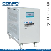 Régulateur stabilisateur de tension JJW-3KVA 1phase ferro-résonant/type condensateur/type statique/sans contact Affichage LED AVR 220V/230VAC
