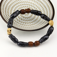Bracelets de crâne de Dean Winchester, Jensen Ackles, de la série télévisée Supernatural, réplique de bijoux de crâne