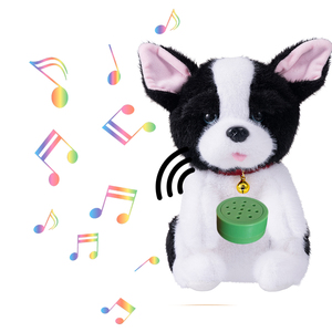 Adorabili animali di peluche con il battito cardiaco registrabile con registrazione vocale cane peluche peluche - Product Image 5