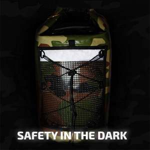 Mochila Impermeable de Alta Resistencia con Logotipo Personalizado, 20L 30L 40L, Forro de PVC, Cierre de Cremallera, para Deportes Acuáticos y Aventuras, Directo de Fábrica - Product Image 6