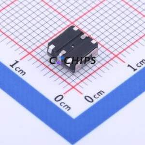 GT-TC063E-H035-L30 Tactile Switch SMD-4P,6.2x6.2mm Switch Single Pole Single Throw Round Button 1.3N Vertical Mount - Product Image 2