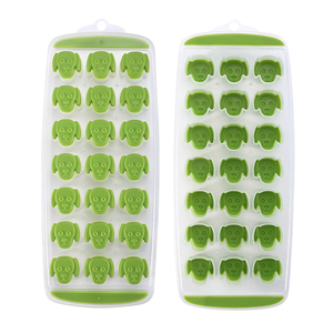 Molde de silicona para cubitos de hielo con forma de gato y perro, apto para alimentos, con tapa, para hacer dulces caseros. - Product Image 6