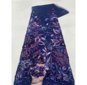 Gran oferta, nuevo diseño de lujo, vestido de novia nigeriano europeo y americano para mujer, vestido de fiesta elegante, encaje con Cuentas francés - Product Image 5